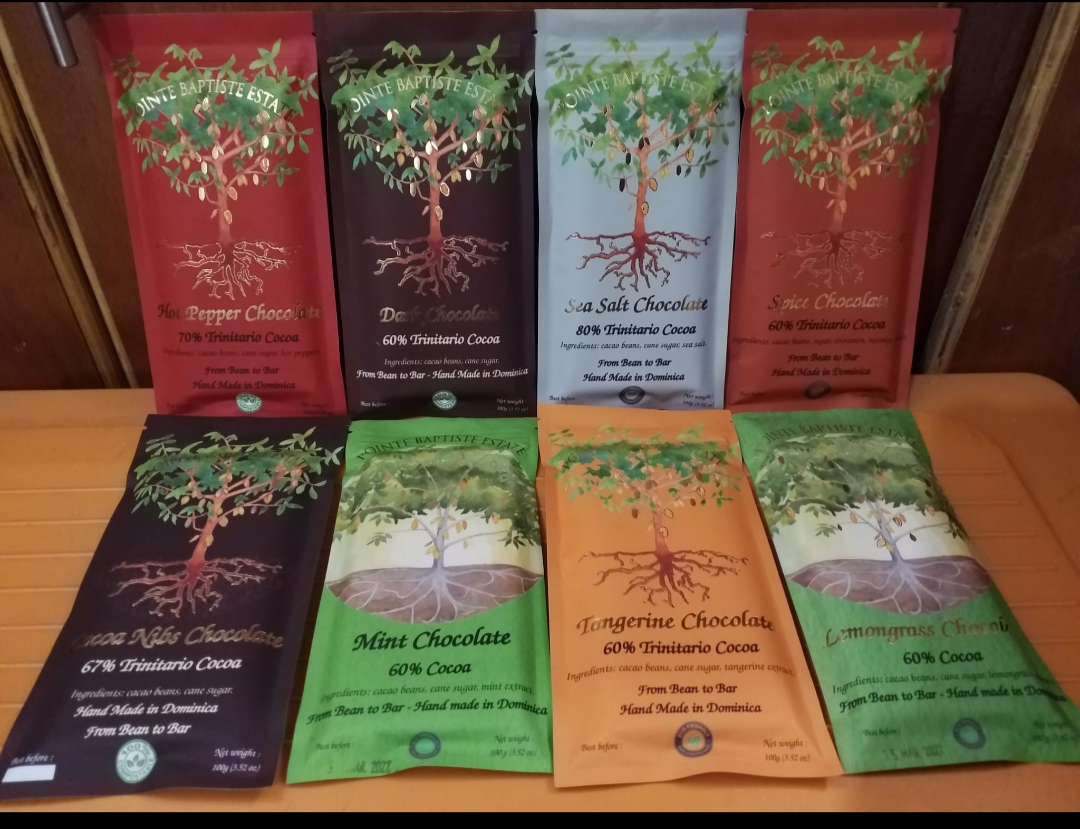 Handcrafted Cacao Chocolate Chocolate Bars