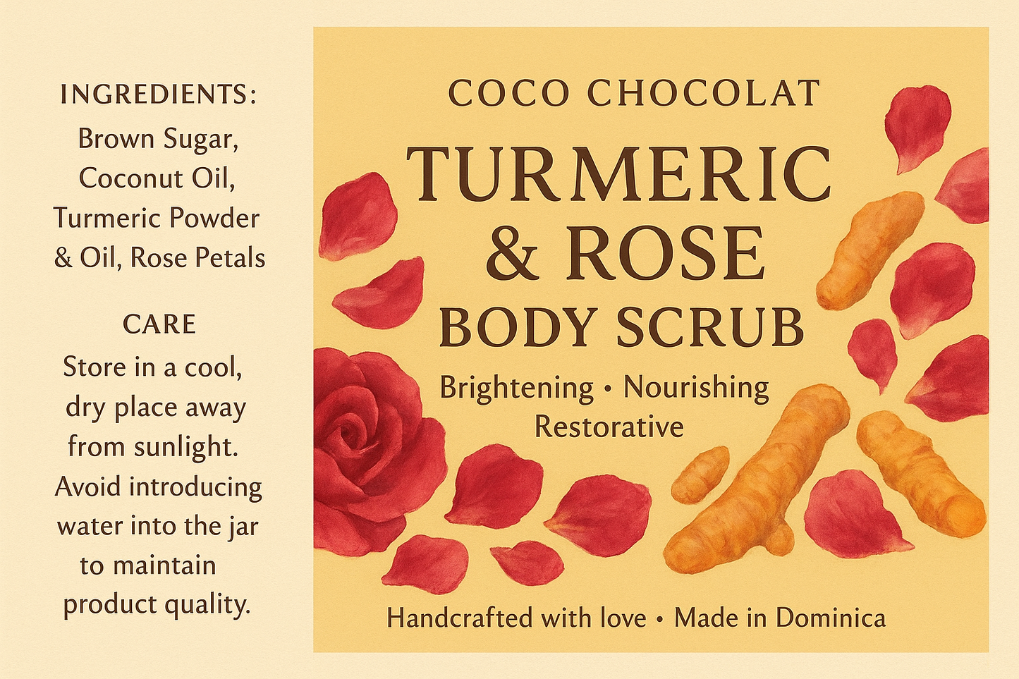 Turmeric Body scrub